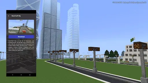 Скриншот 3 — Мод на город для Minecraft
