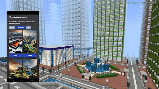 Скриншот 8 — Мод на город для Minecraft