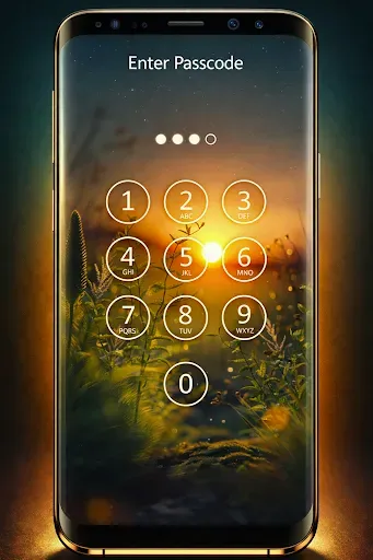 Скриншот 4 — экран блокировки пин-кода