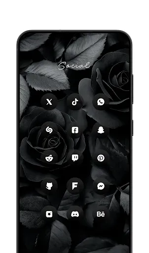 Скриншот 4 — DarkGlass Icon Pack