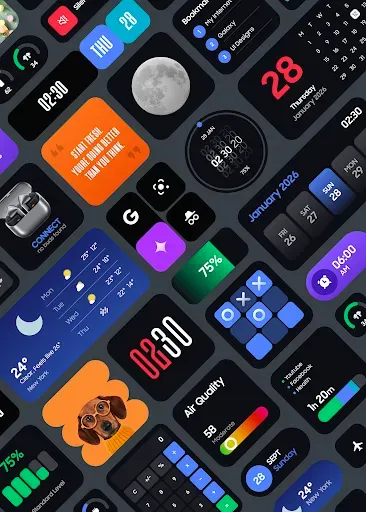 Скриншот 3 — Galaxy Widgets: One UI