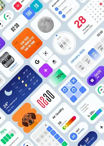Скриншот 4 — Galaxy Widgets: One UI