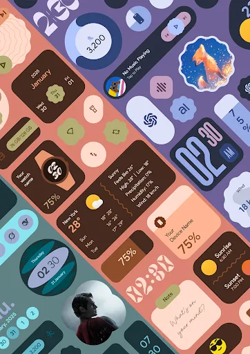Скриншот 2 — Material You Widgets