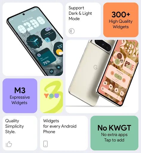 Скриншот 4 — Material You Widgets