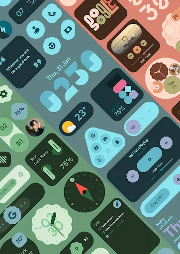 Скриншот 6 — Material You Widgets