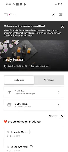 Скриншот 1 — Tasty Fusion