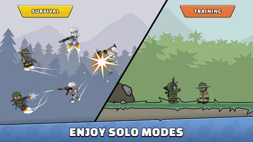 Скриншот 6 — Mini Militia - War.io
