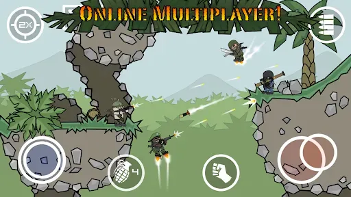 Скриншот 1 — Mini Militia Classic : DA2 MMC