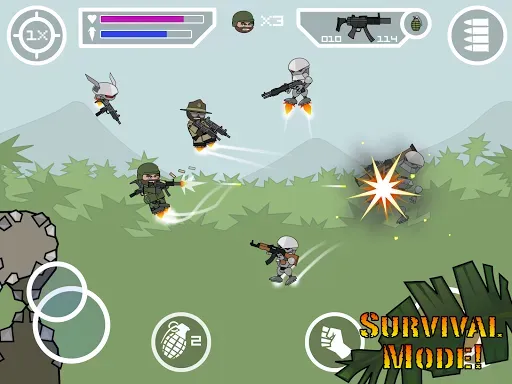 Скриншот 8 — Mini Militia Classic : DA2 MMC