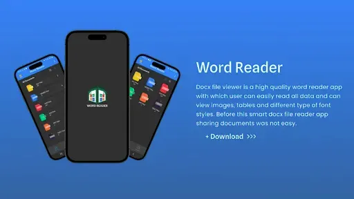 Скриншот 1 — Docx Reader Word Office viewer