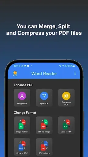 Скриншот 2 — Docx Reader Word Office viewer
