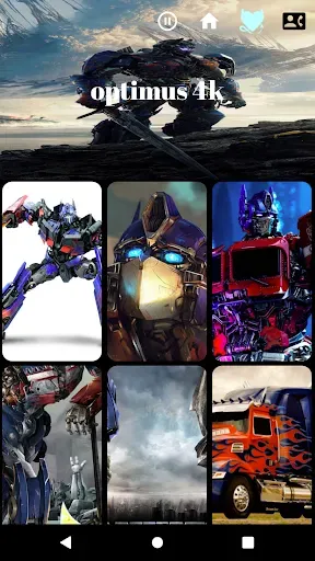 Скриншот 5 — Optimus Prime Wallpapers HD 4K