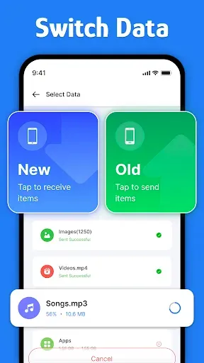 Скриншот 2 — Клонирование телефона・Передача