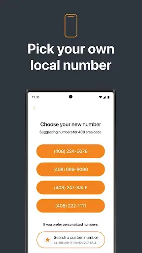 Скриншот 3 — Phoner: Second Phone Number