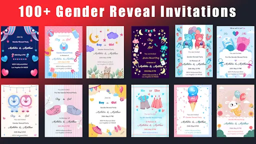 Скриншот 2 — Baby Shower Invitation Card