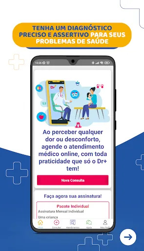 Скриншот 1 — Dr+ Seu Médico Online