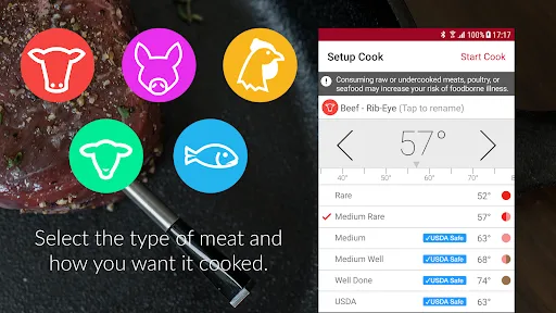 Скриншот 1 — MEATER® Smart Meat Thermometer