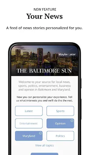 Скриншот 1 — Baltimore Sun