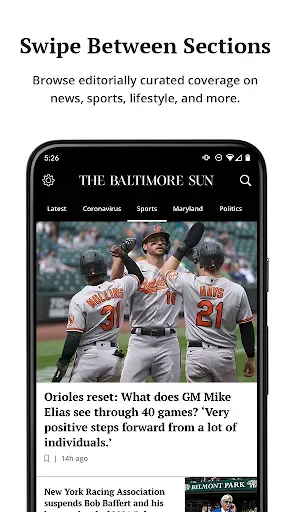 Скриншот 2 — Baltimore Sun