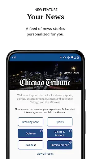 Скриншот 1 — Chicago Tribune