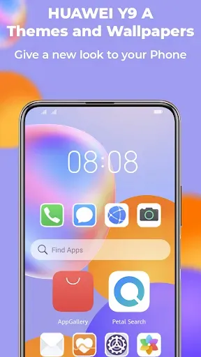 Скриншот 1 — Huawei Y9A Themes Launcher and