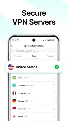 Скриншот 2 — App VPN - Super Fast Unlimited