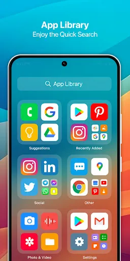 Скриншот 3 — OS Launcher: Phone 16 Theme
