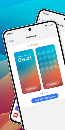 Скриншот 5 — OS Launcher: Phone 16 Theme