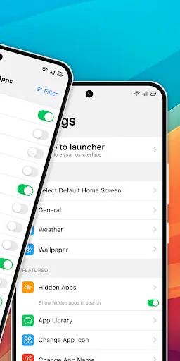 Скриншот 6 — OS Launcher: Phone 16 Theme