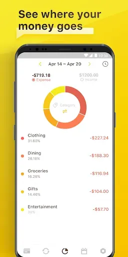 Скриншот 3 — Checkbook - Account Tracker