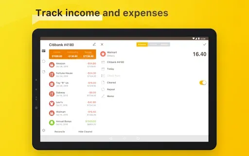 Скриншот 8 — Checkbook - Account Tracker