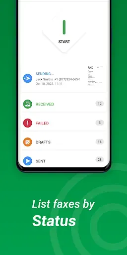 Скриншот 2 — Tiny Fax - Send Fax from Phone