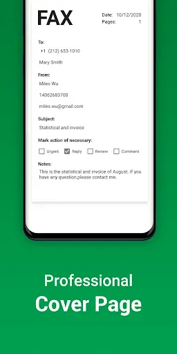 Скриншот 5 — Tiny Fax - Send Fax from Phone