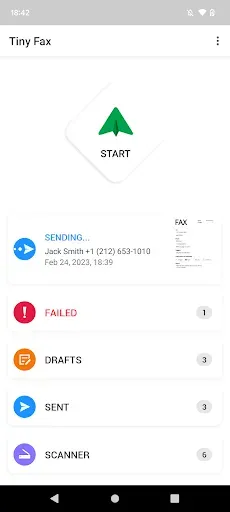 Скриншот 7 — Tiny Fax - Send Fax from Phone