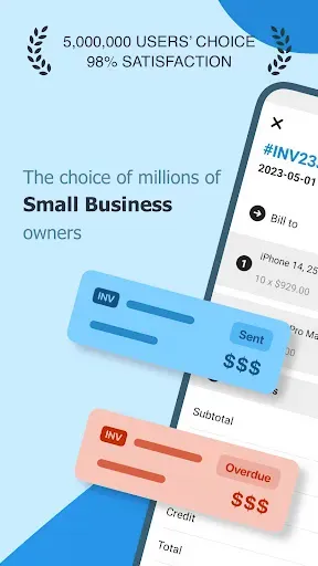 Скриншот 1 — Invoice Maker - Tiny Invoice