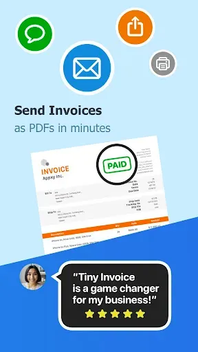 Скриншот 4 — Invoice Maker - Tiny Invoice