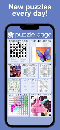 Скриншот 4 — Puzzle Page - Daily Puzzles!