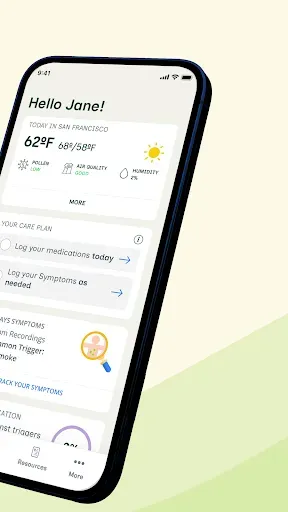 Скриншот 2 — Allergy Buddy: Pollen Tracker