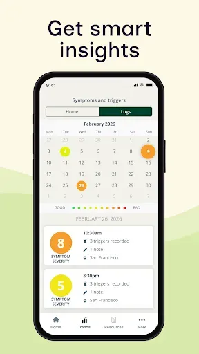 Скриншот 4 — Allergy Buddy: Pollen Tracker