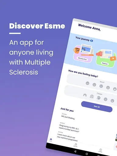 Скриншот 6 — Esme my Multiple Sclerosis app