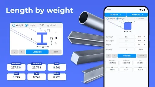 Скриншот 7 — Metal Weight Calculator