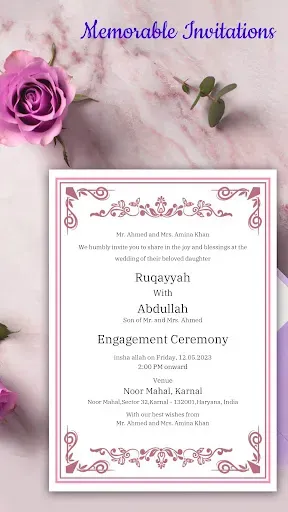 Скриншот 8 — Wedding Invitation Maker