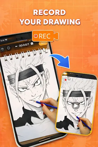 Скриншот 5 — Draw Anime: AR Drawing Sketch