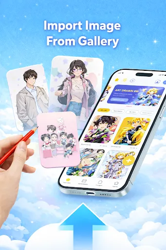 Скриншот 8 — Draw Anime: AR Drawing Sketch
