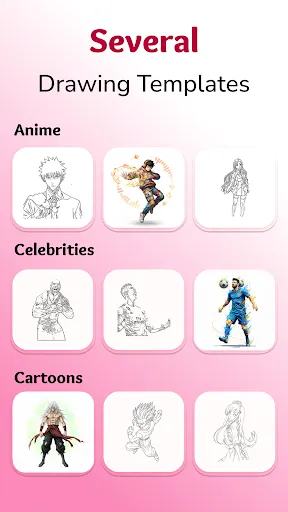 Скриншот 2 — Sketch Anime - AR Trace & Draw