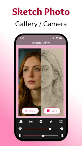 Скриншот 4 — Sketch Anime - AR Trace & Draw