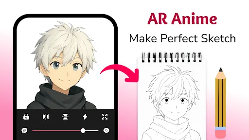 Скриншот 6 — Sketch Anime - AR Trace & Draw