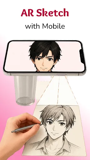 Скриншот 8 — Sketch Anime - AR Trace & Draw