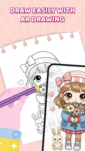 Скриншот 1 — AR Draw: Sketch Trace & Paint