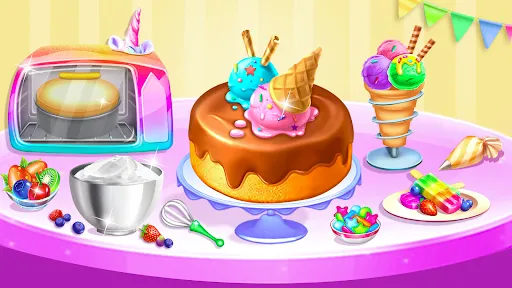 Скриншот 1 — Cake Maker & Cake Baking Games